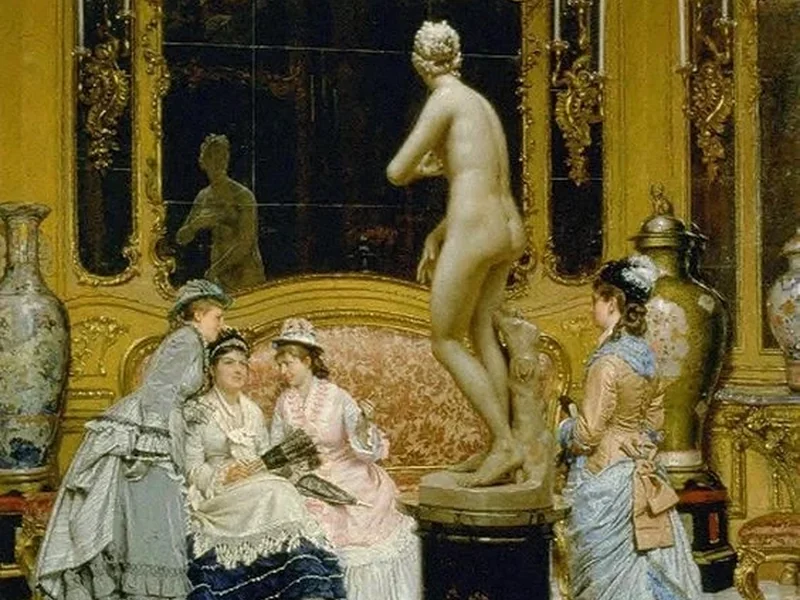 1837-Pier Celestino Gilardi - Una visita alla galleria